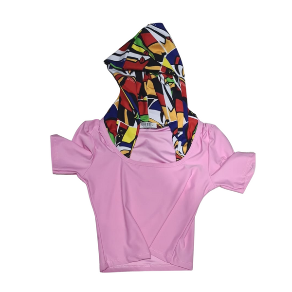 Camiseta de lycra con capucha Sculpture (varios colores)