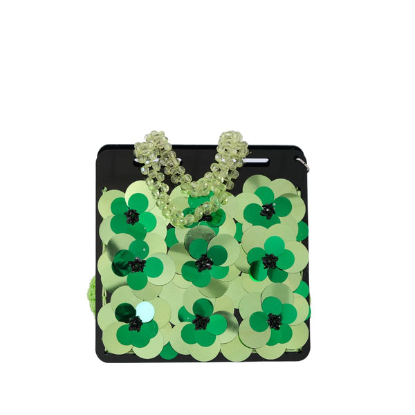 Green Flowers bag